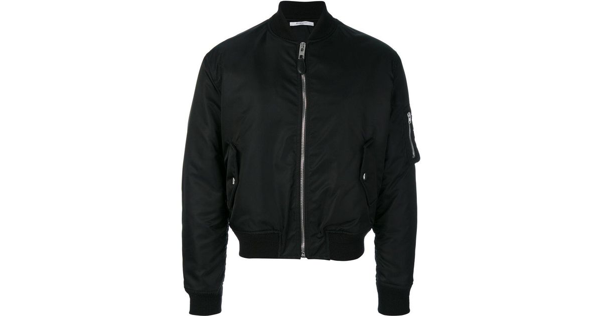Lyst - Givenchy Illuminati Patch Bomber Jacket in Black for Men