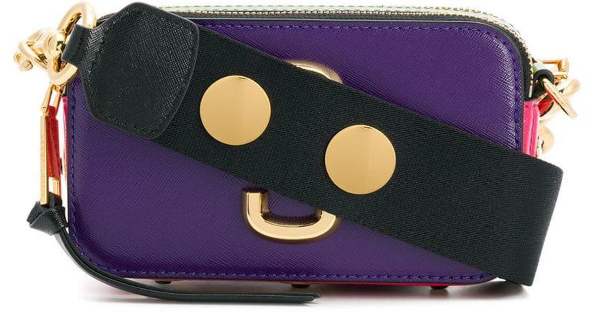 Marc Jacobs Snapshot Buttons Crossbody Bag in Purple Lyst