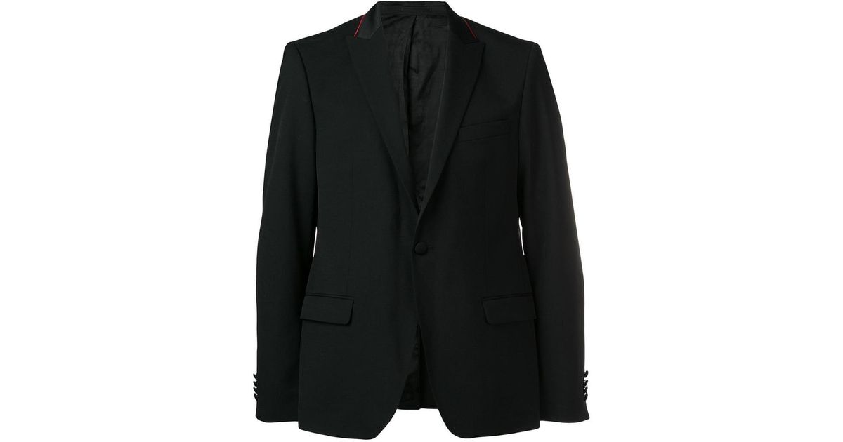 Lyst - Karl Lagerfeld Structured Tuxedo Blazer in Black for Men