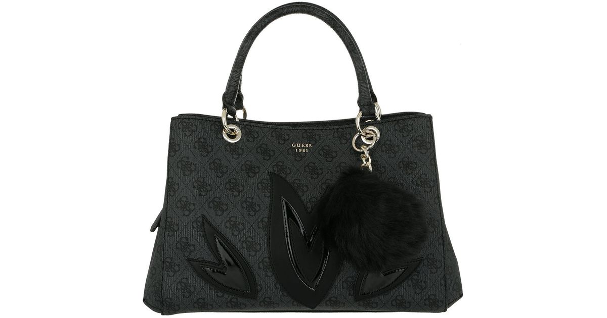 In Guess Satchel Girlfriend Black Coal Jaden Lyst ULjSzpGqMV