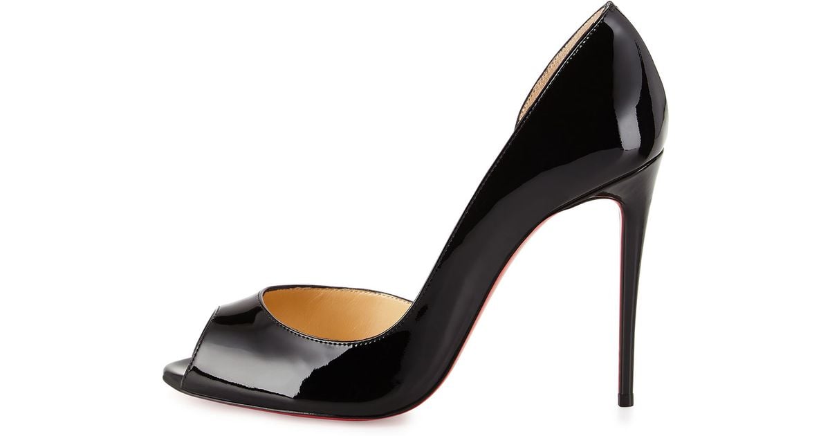 knockoff christian louboutin shoes - christian louboutin uptown d'orsay 100mm red sole pump, louboutin ...