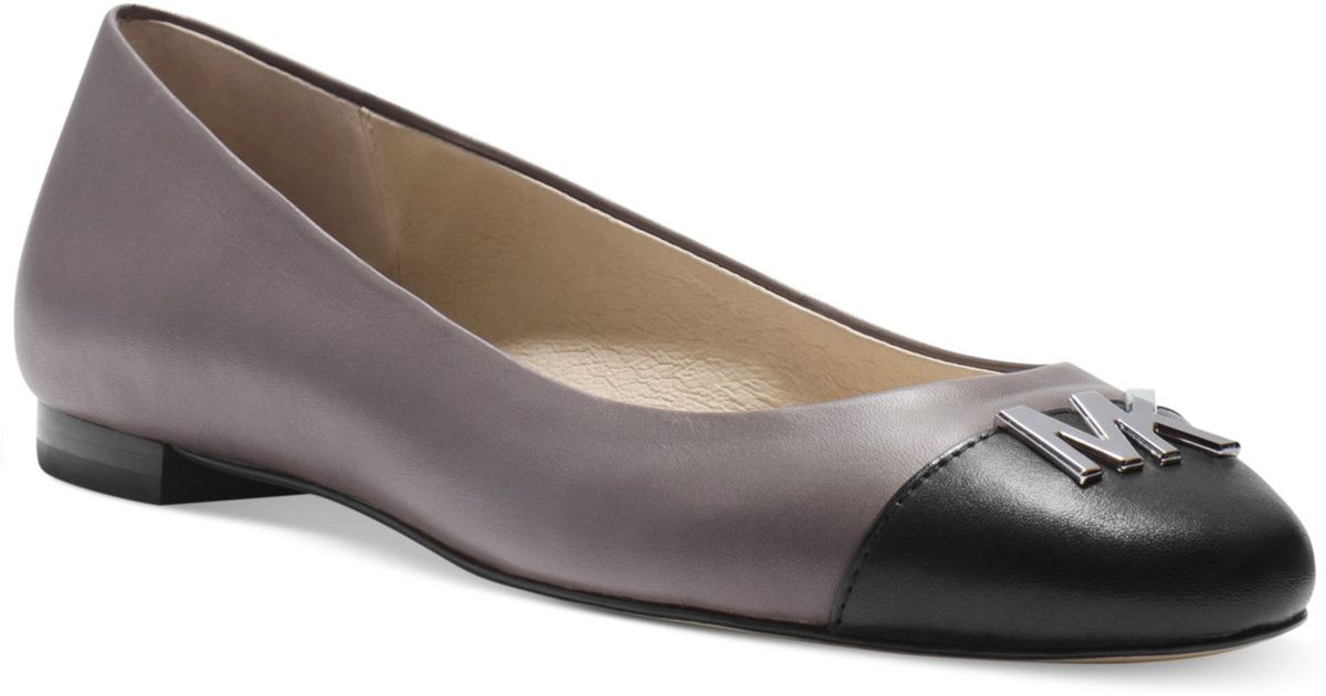 dark grey ballet flats