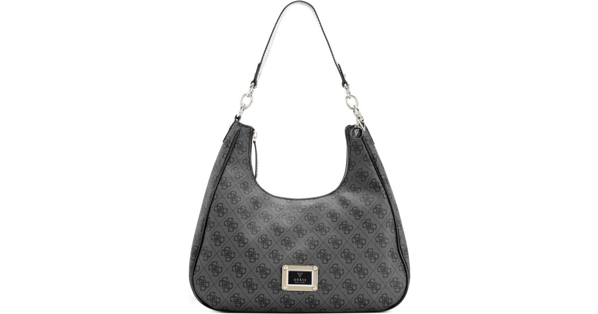 Lyst Guess Handbag Reama Hobo In Gray