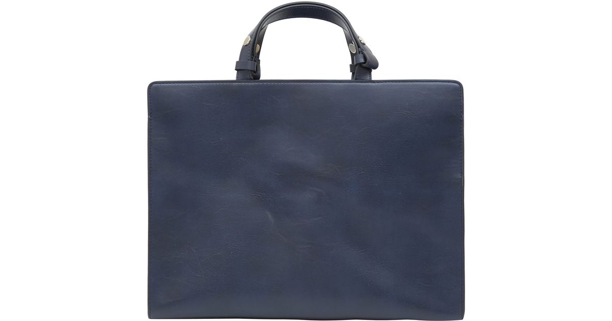 Marni Navy Bag with Detachable Clutch in Blue (navy) | Lyst