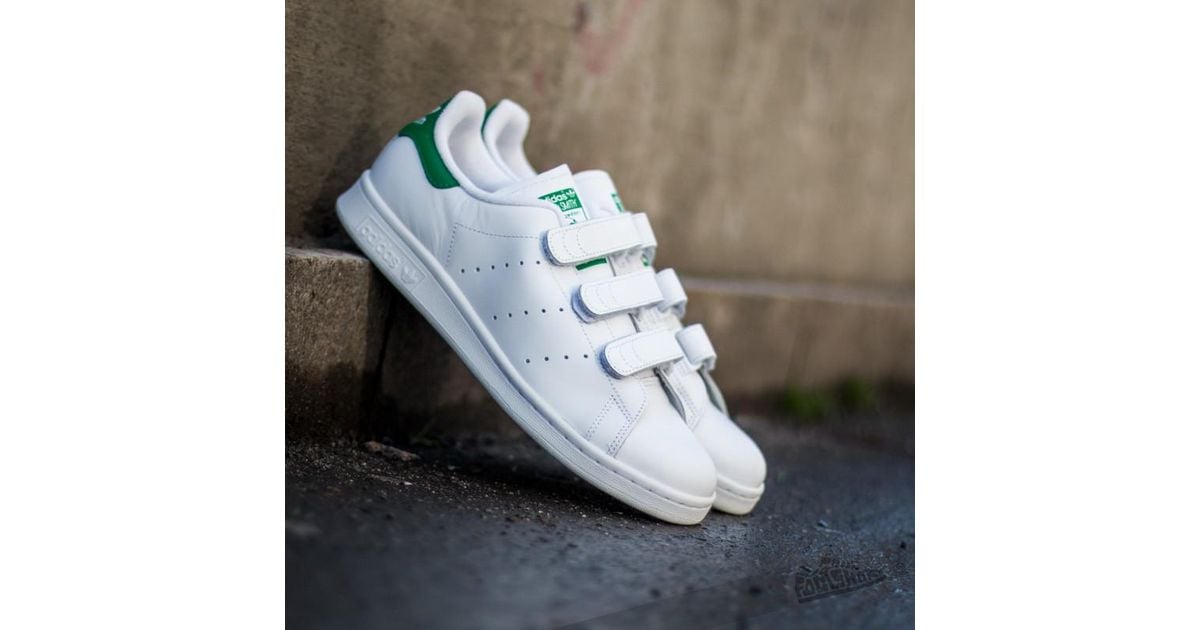 Adidas Originals - Adidas Stan Smith Cf Ftw White/ Ftw White/ Green for Men - Lyst Adidas Originals - Adidas Stan Smith Cf Ftw White/ Ftw White/ Green for Men - Lyst
