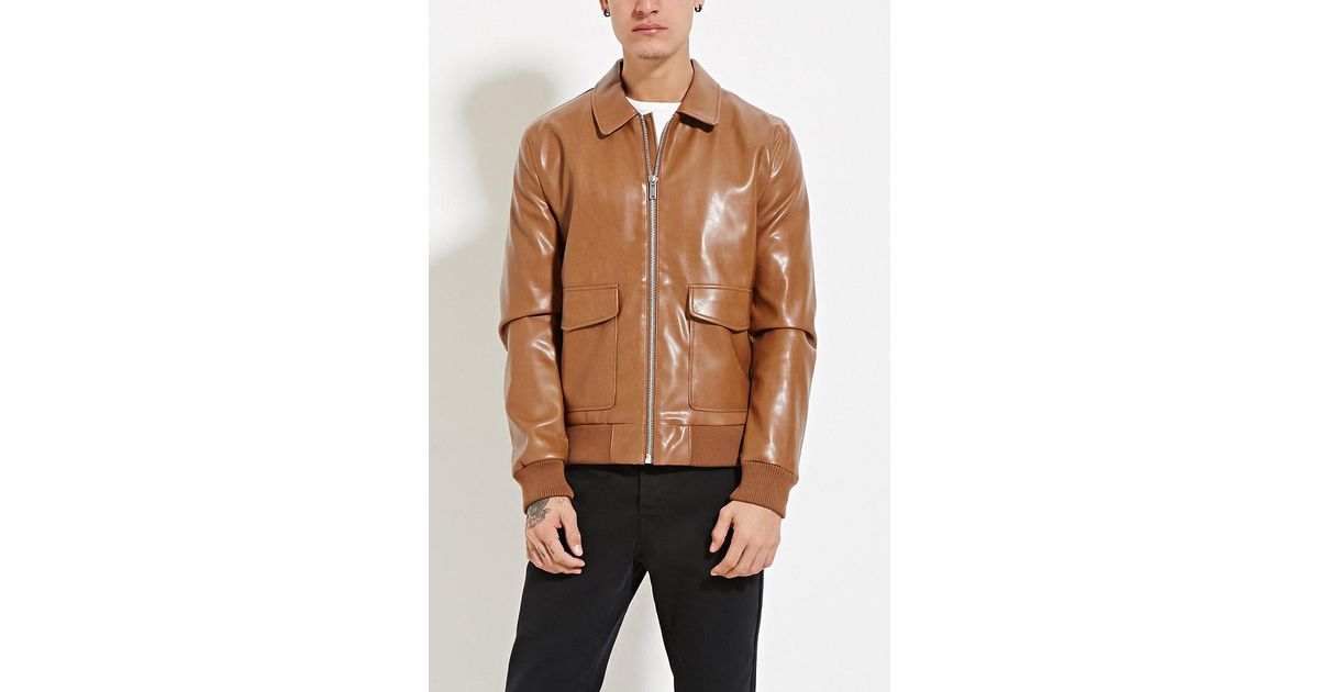 Brown Leather Jacket Forever 21 Photos