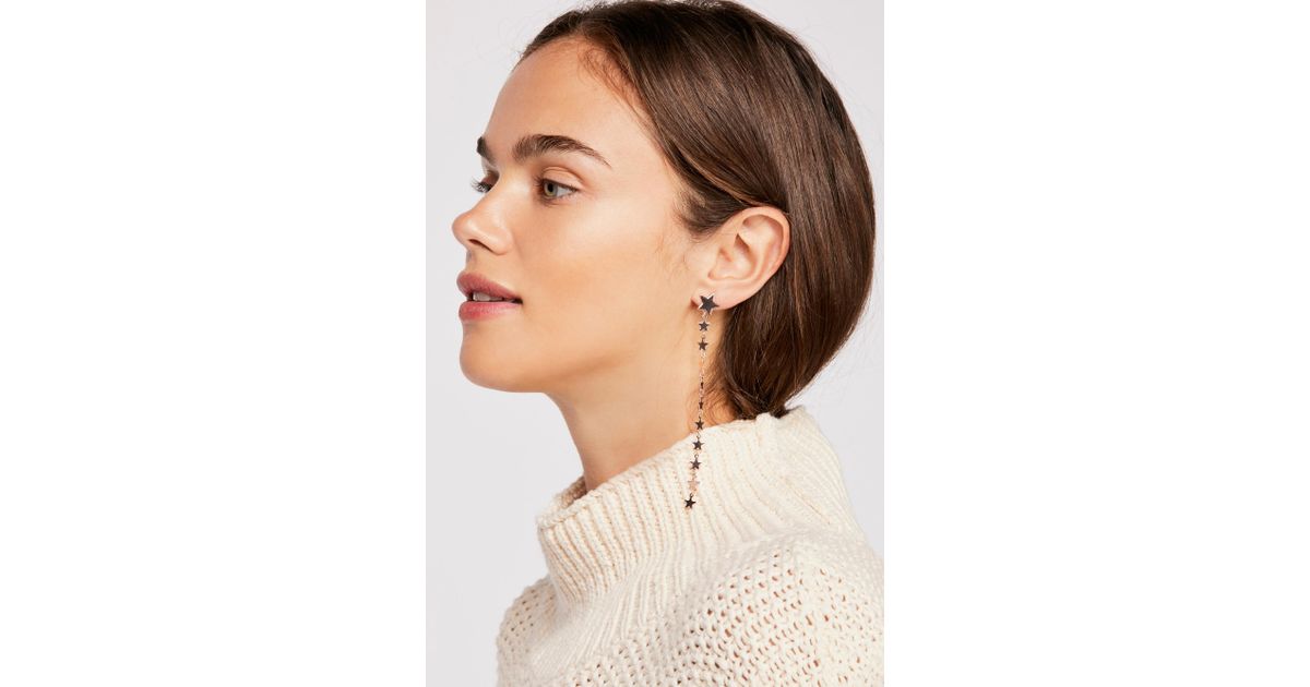 Lyst Free People Starline Single Earring By Zhuu In Pink