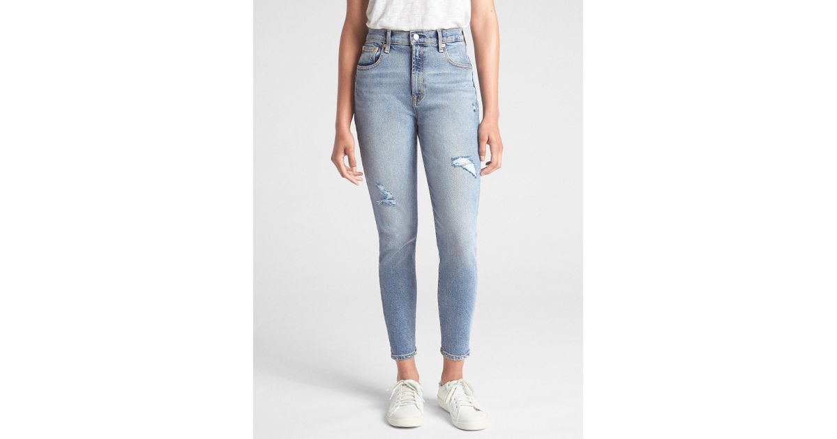 gap super high rise true skinny jeans