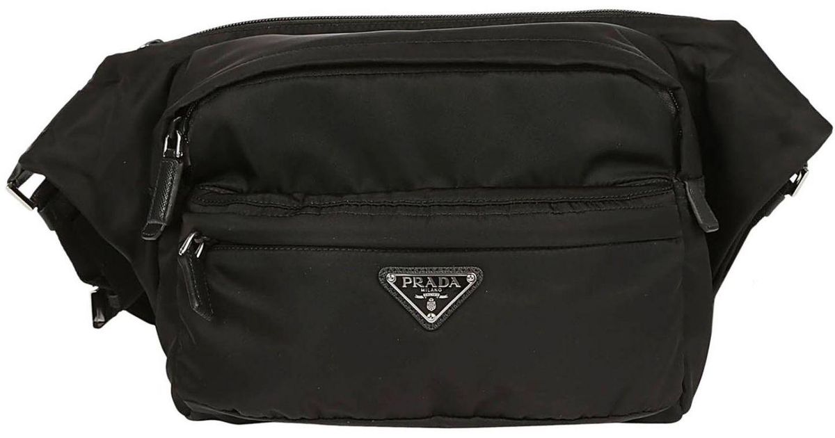 Prada Black Shoulder Bag Men For Lyst