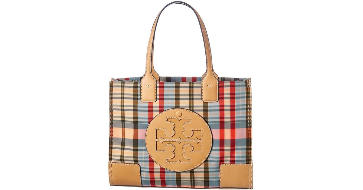 tory burch ella mini leather tote