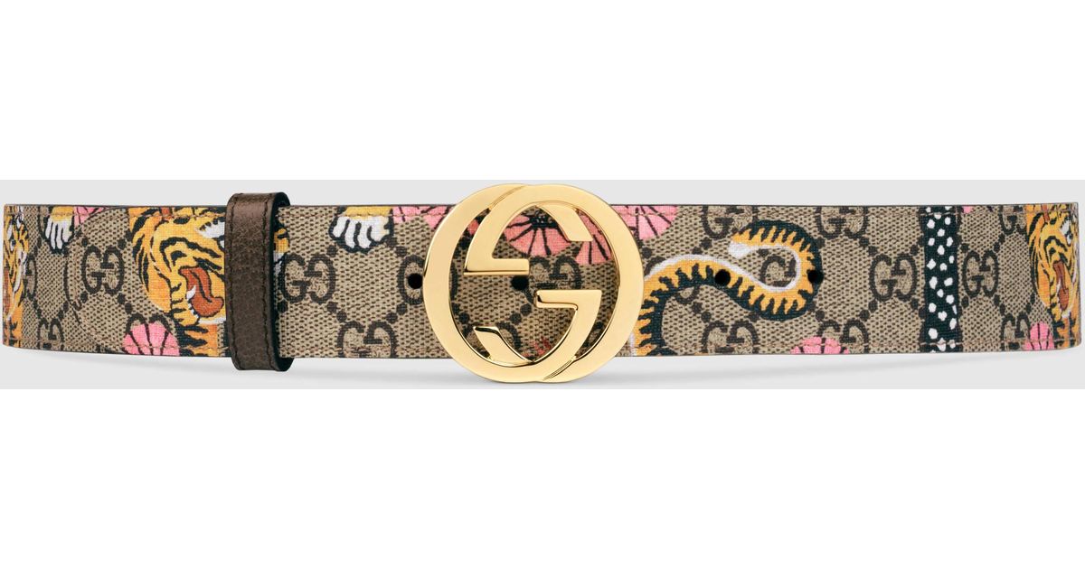 gucci bengal tiger belt