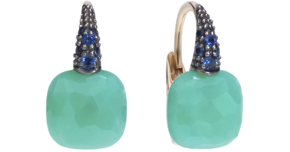 Pomellato Chrysoprase Rose Gold Capri Earrings In Pink Lyst