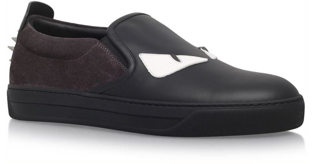 fendi monster flats