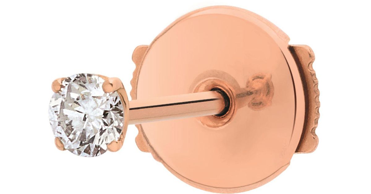 Lyst Vanrycke Single King One Diamond Earring In White
