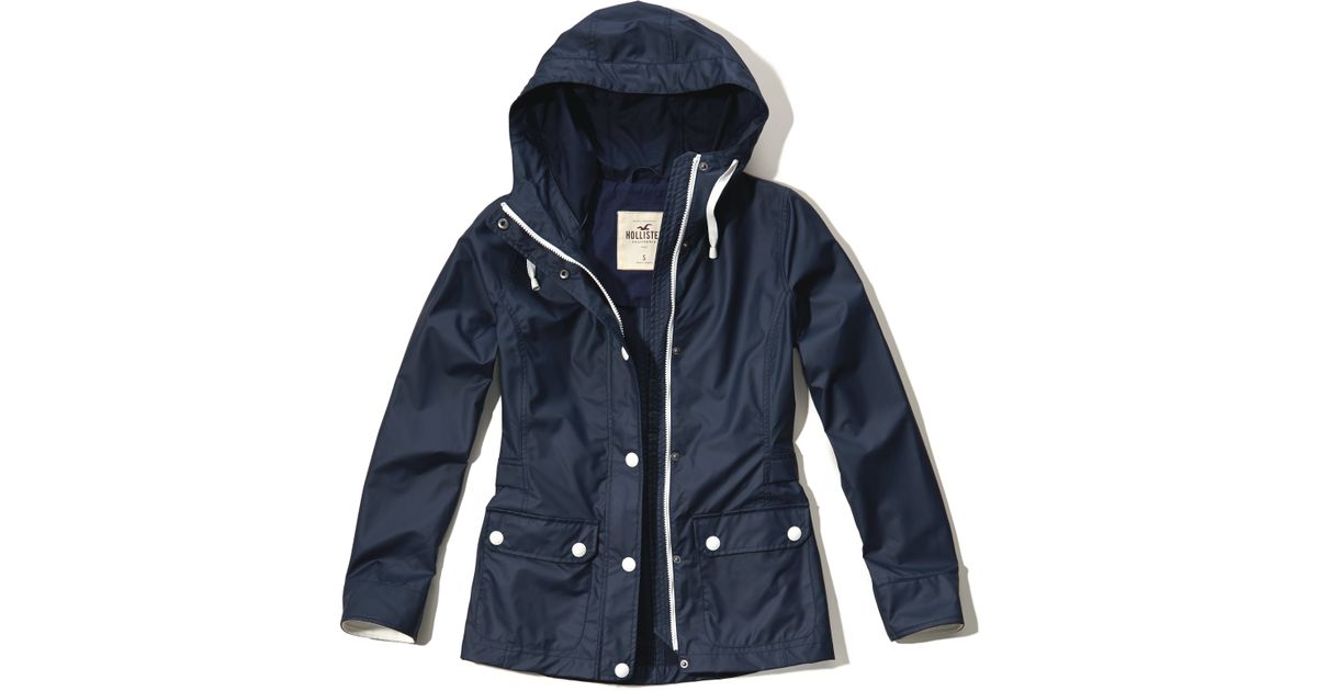 hollister rain jackets