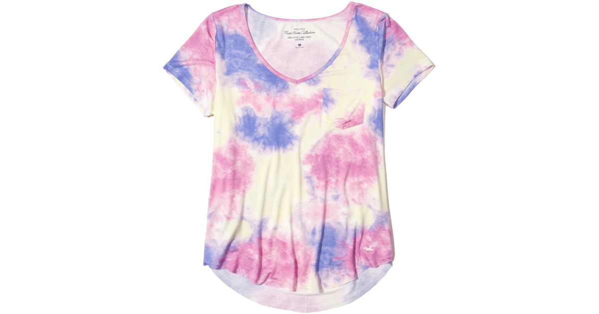 hollister must have crop baby tee