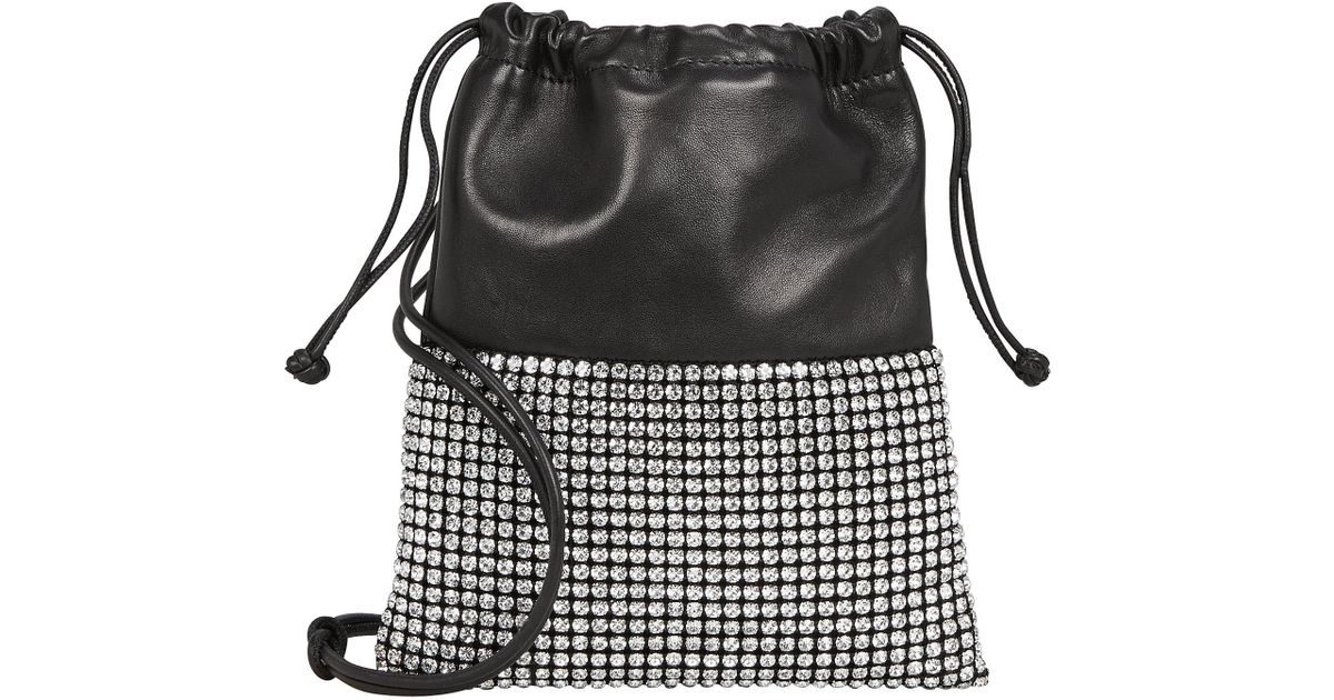 alexander wang mini rhinestone bag