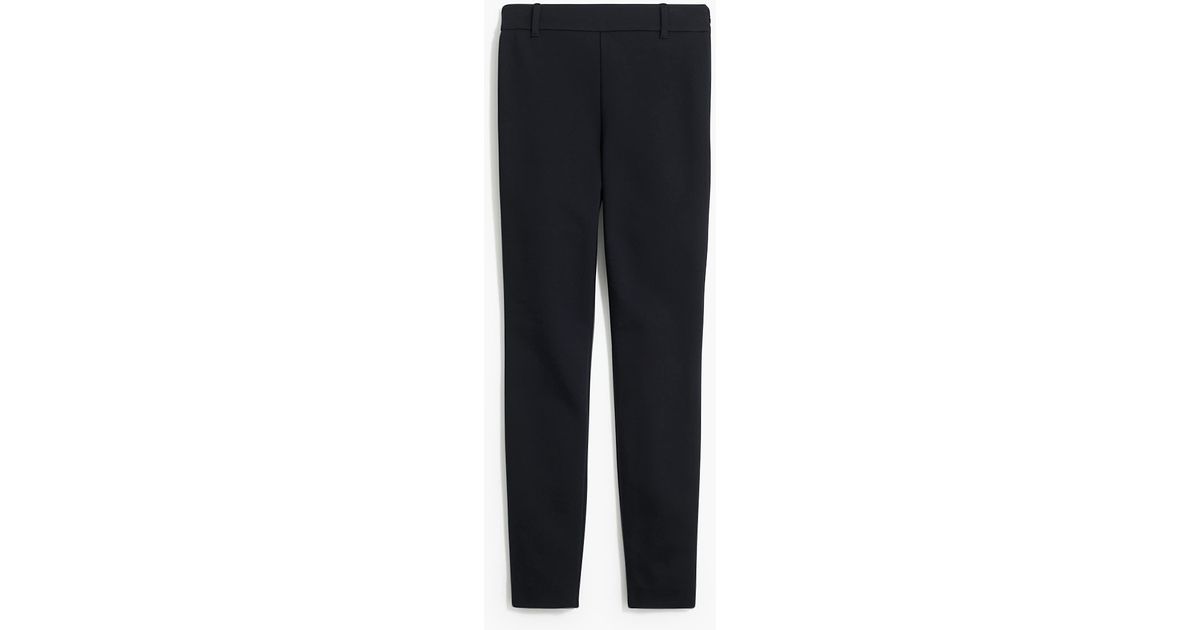 J.Crew Synthetic Ponte Slim Work Pant in Navy (Blue) - Lyst