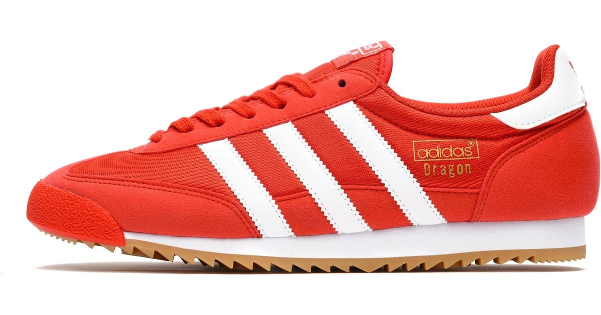 adidas dragon red trainers
