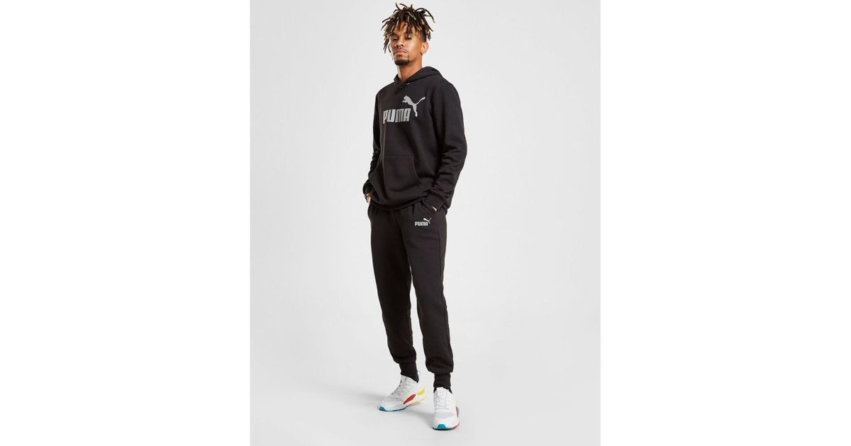 puma core logo pants grey