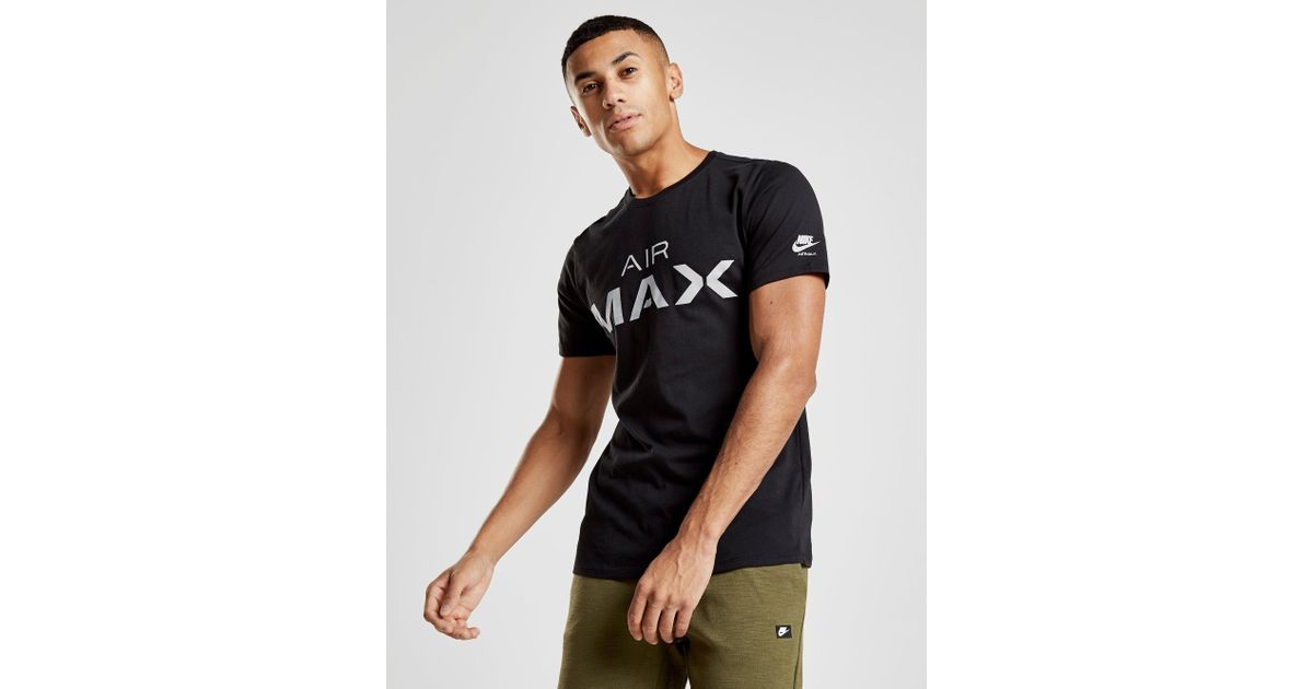 Nike Cotton Air Max Gel T shirt in BlackGrey (Black) for Nike Air Max Gel T shirt in White for Men Lyst