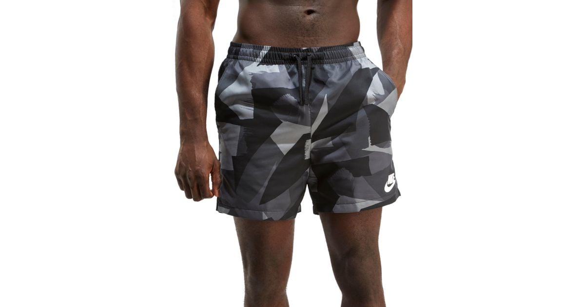 nike camo shorts grey