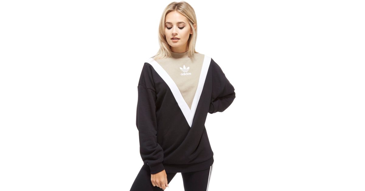 Lyst Chevron Originals Sweatshirt Black In Adidas wXCgqzz