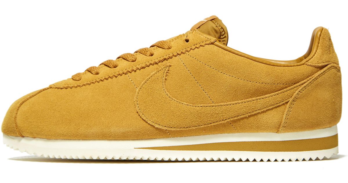 lyst-nike-cortez-suede-in-natural-for-men