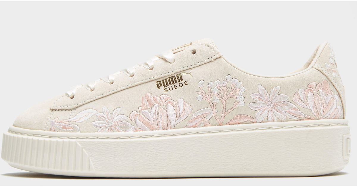 puma suede platform floral femme puma suede platform floral femme
