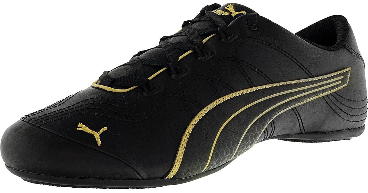 High Puma Fun Comfort Gold Men V2 Leather Running Shoe Soleil Lyst Black Ankle For trdsxhQC