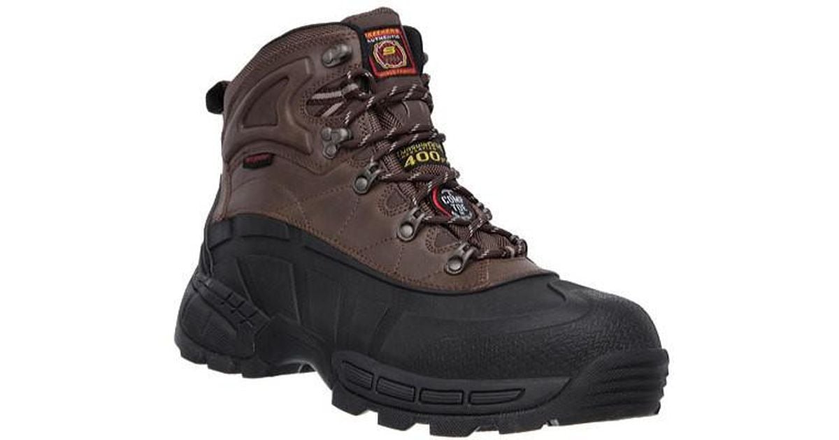 Skechers Work Radford black brown Work Boots In Black For Men Save 