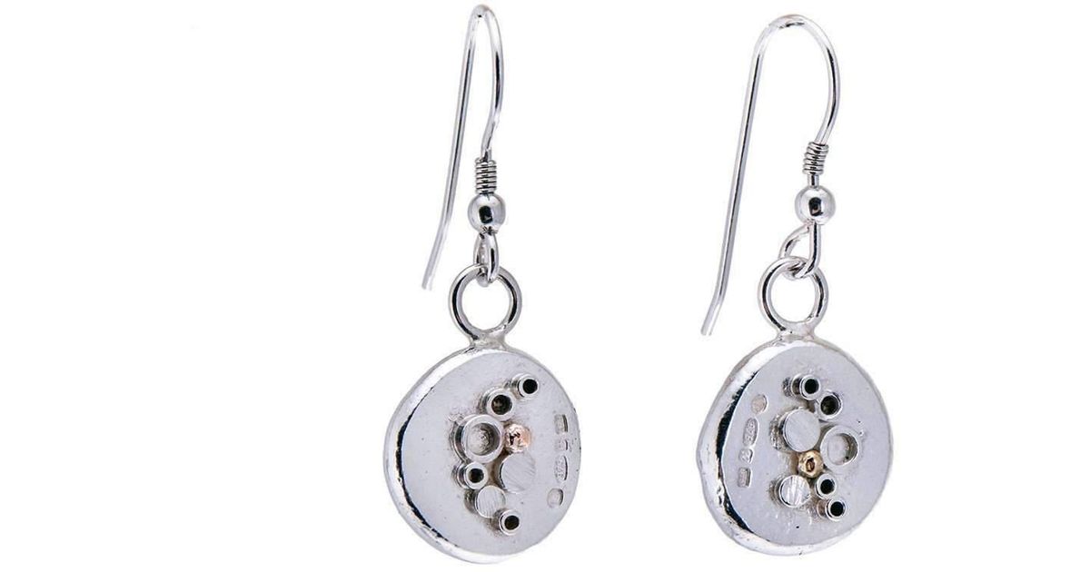 Lyst Hannah Silversmith Geode Crystal Earrings In 18kt Gold Lyst Hannah Silversmith Geode Crystal Earrings In 18kt Gold Metallic