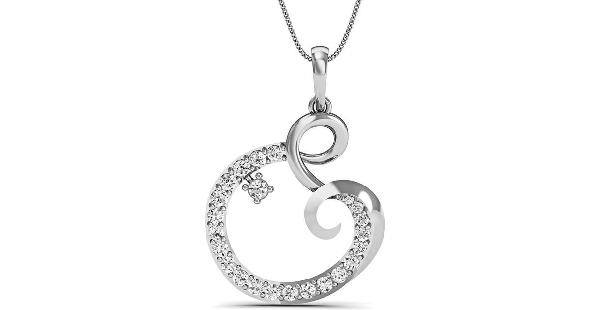 Lyst Diamoire Jewels 14kt White Gold Nature Inspired Handmade Pave Lyst Diamoire Jewels 14kt White Gold Nature Inspired Handmade Pave Diamond Earrings In Metallic
