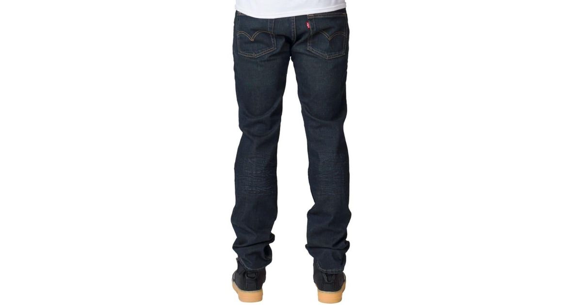 levi's 511 dark blue jeans