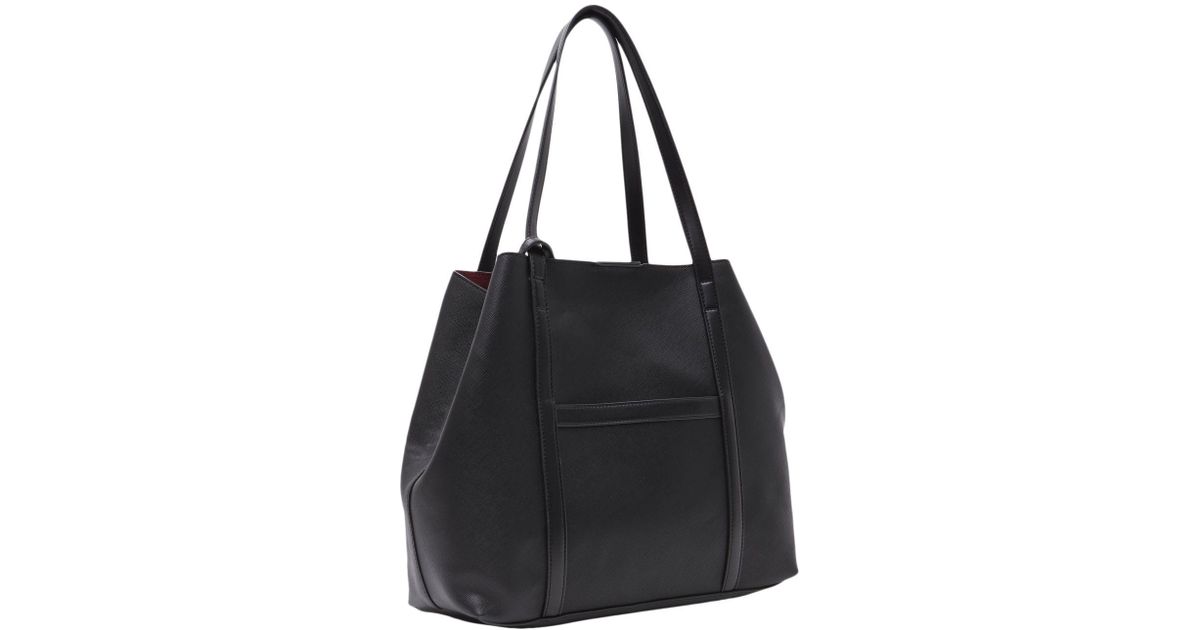 John Lewis Black French Connection Saffiano Julia Per Bag
