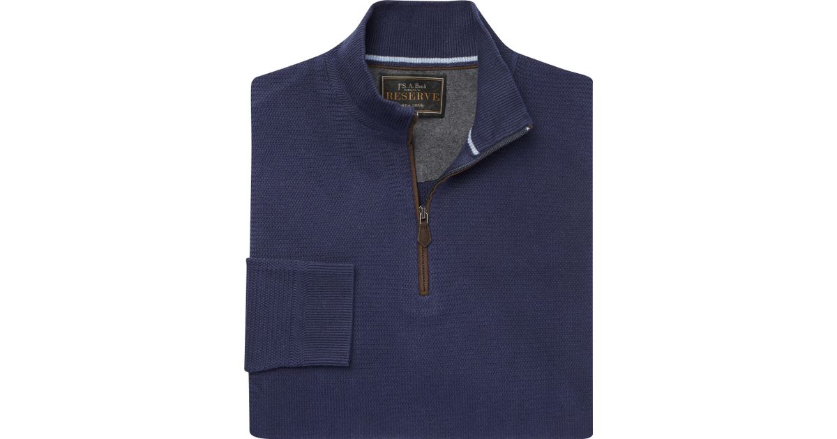 jos a bank quarter zip
