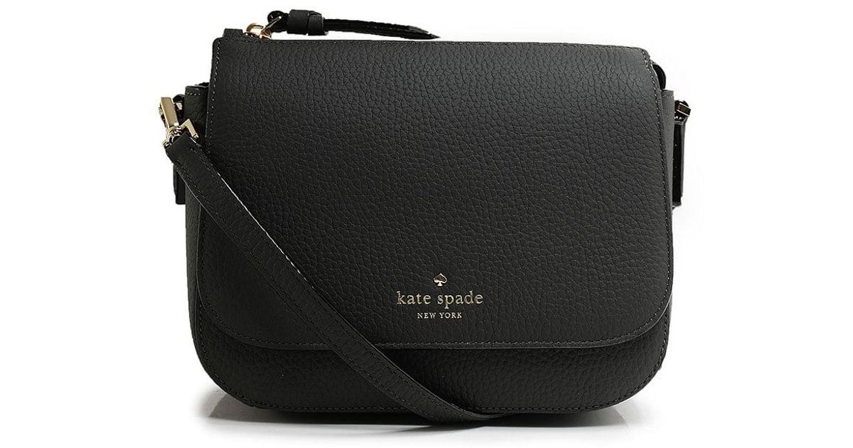 Kate Spade Leather Bari Crossbody Bag In Black Lyst