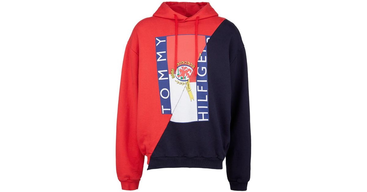 tommy hilfiger logo flex hoodie
