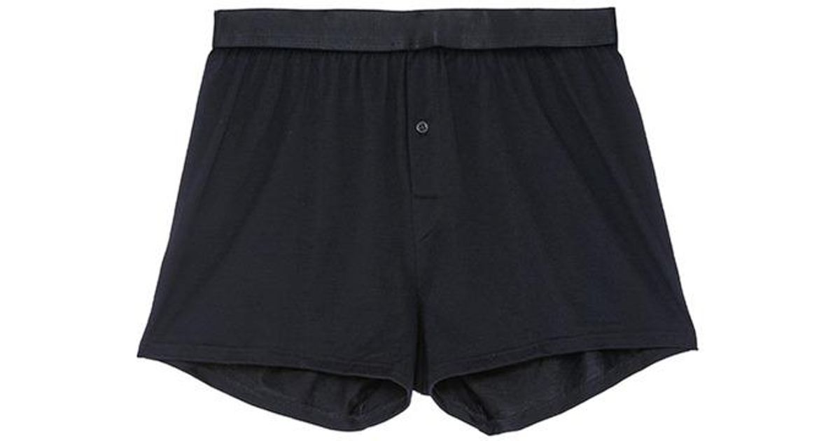 CDLP Denim Button Fly Boxer Briefs in Black for Men - Lyst