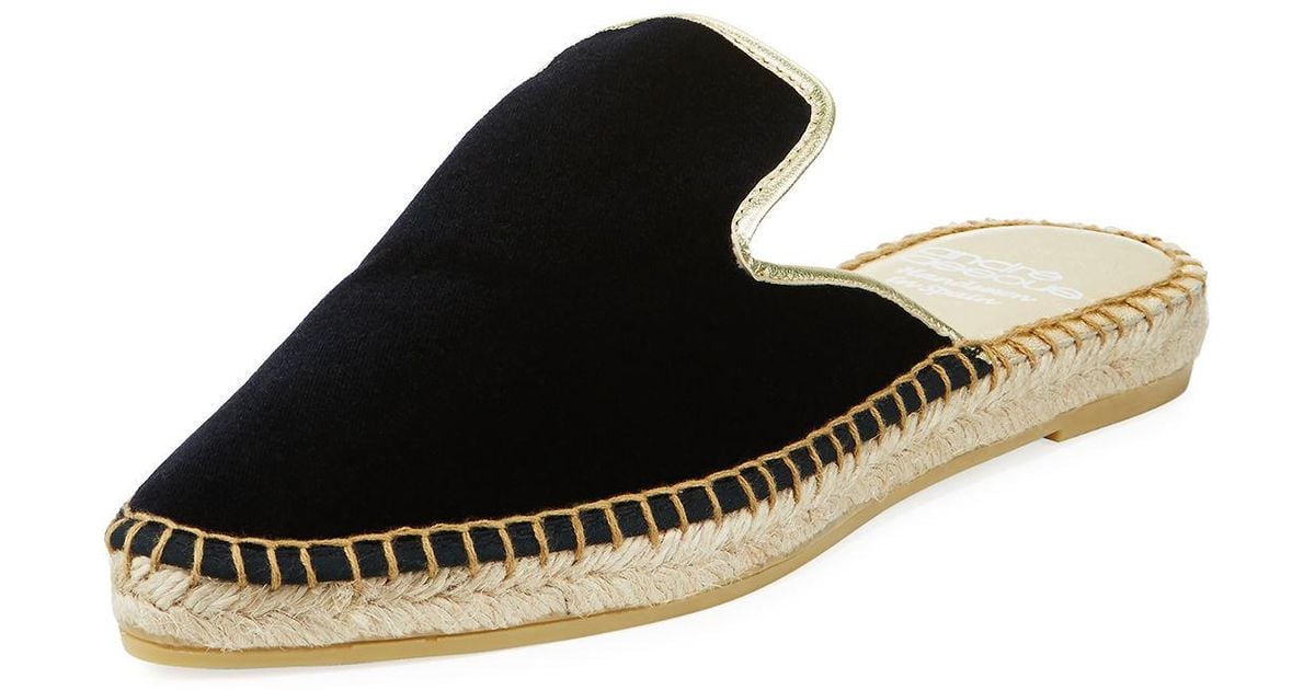 Lyst Andre Assous Marcia Woven Fabric Mule in Black Lyst Andre Assous Assous Assous Marcia Woven Fabric Mule in Black 4a9bb5