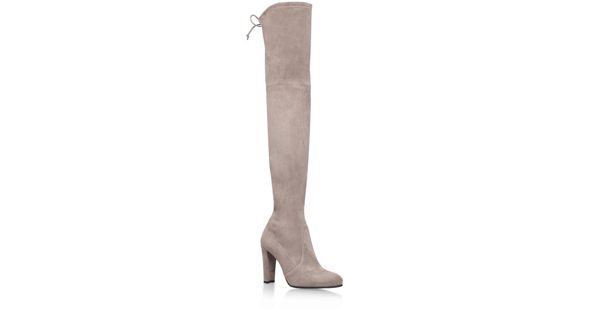 stuart weitzman overknees taupe