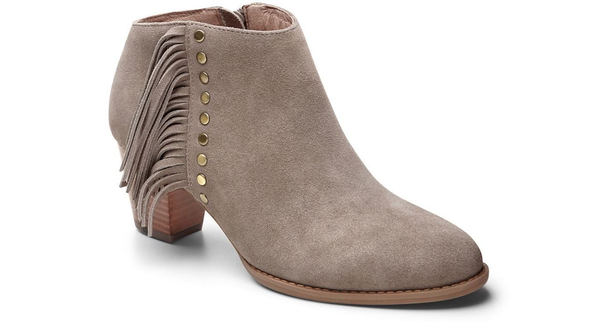 vionic grey booties