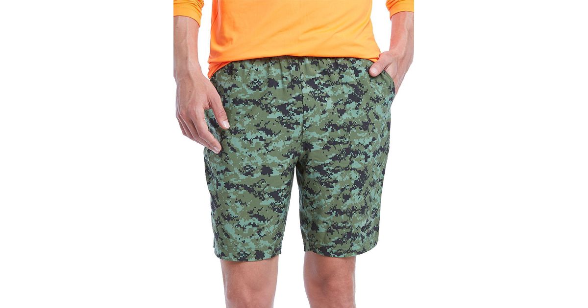 Lyst 2xist Military Sport Shorts in Green for Men