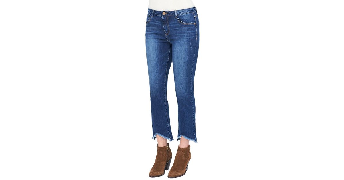 democracy frayed hem jeans