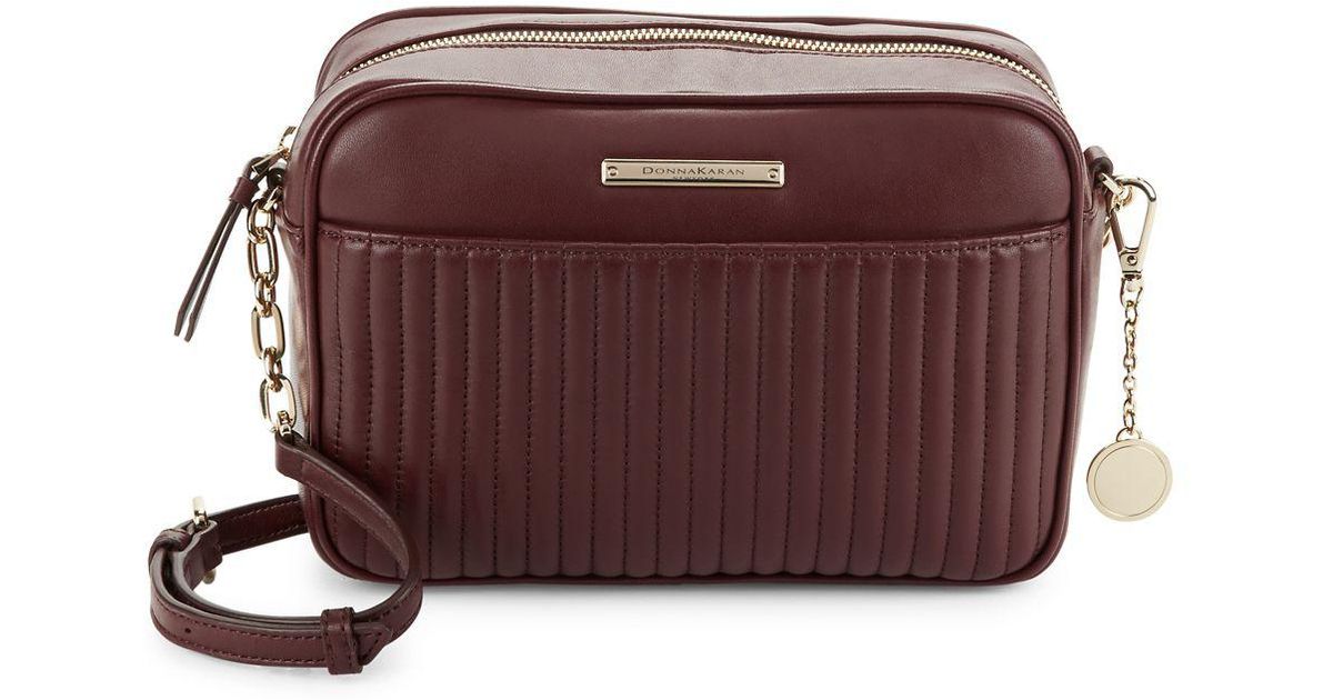 Donna Karan Quilted Leather Shoulder Bag Lyst
