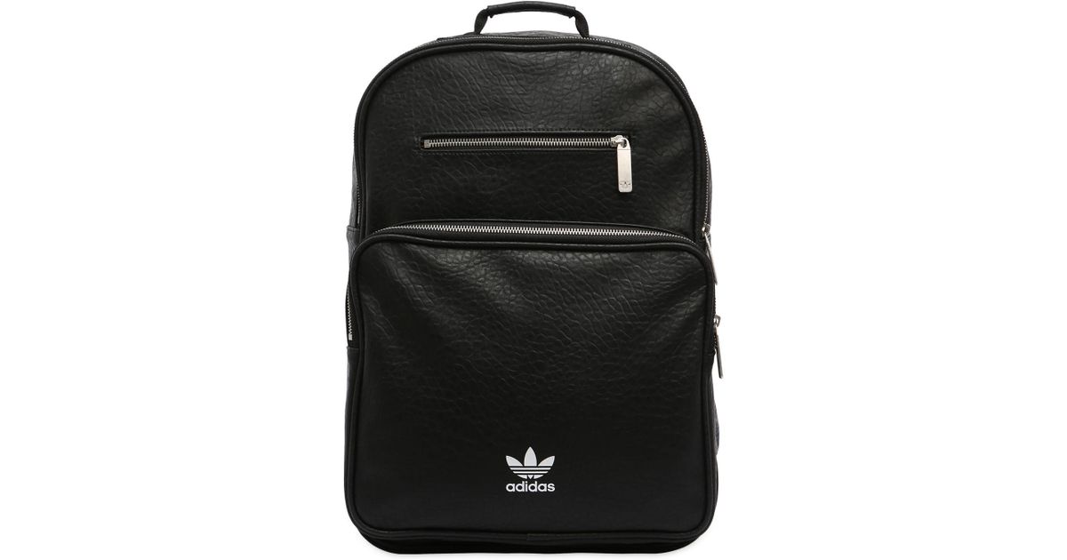 adidas faux fur backpack