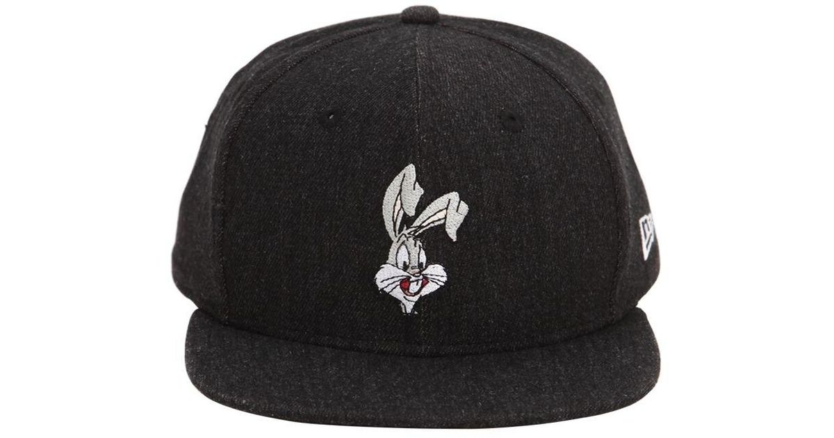 KTZ 9fifty Bugs Bunny Cotton Baseball Hat in Black - Lyst