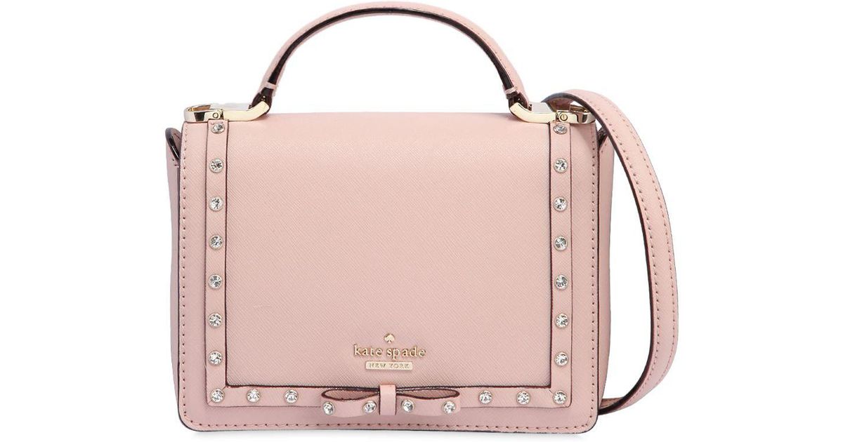 Épaule Saffiano Cuir Porté Mini En Pink Sac Kate Spade xhstdCQr