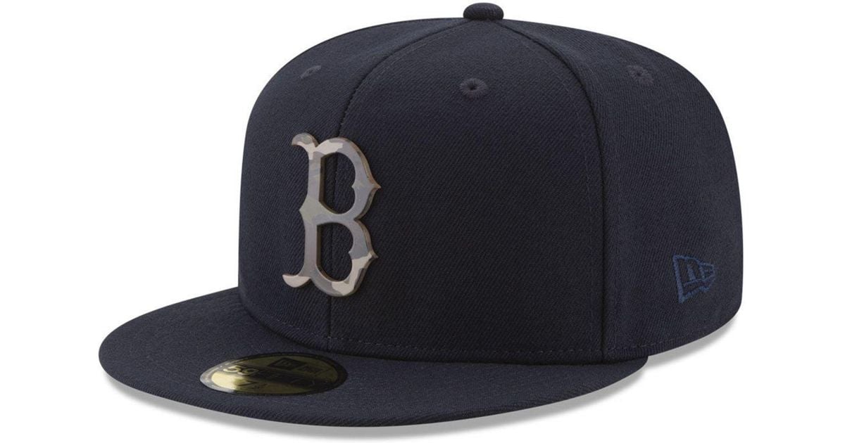 Lyst KTZ Boston Red Sox Camo Capped 59fiftyfitted Cap in Blue for Men