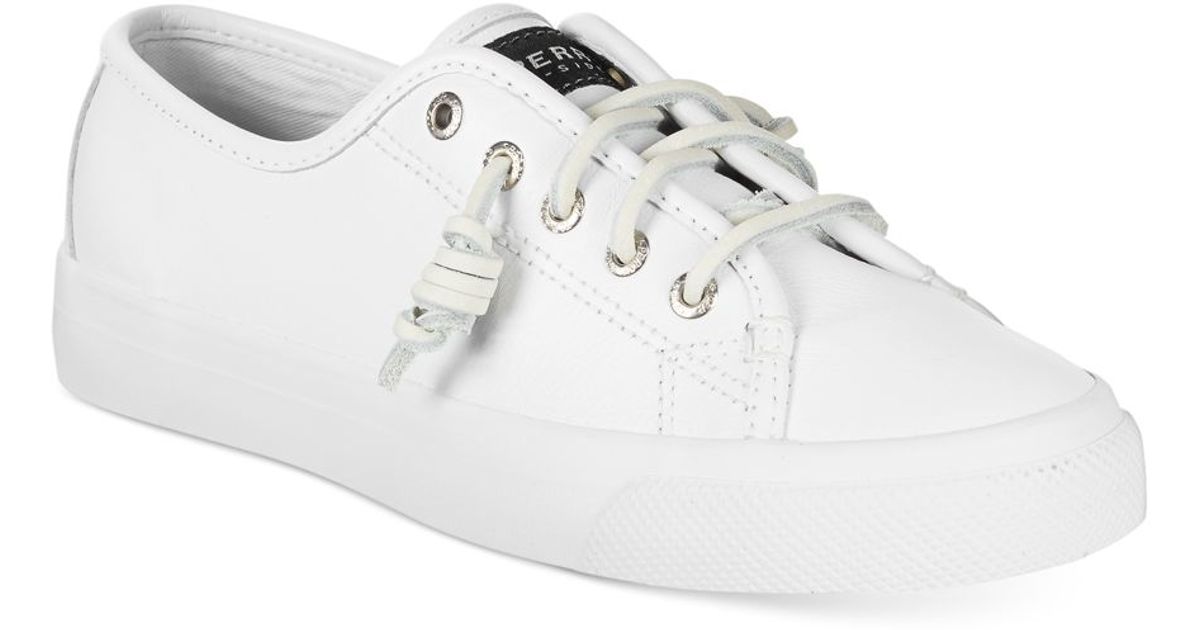 sperry top sider white shoes